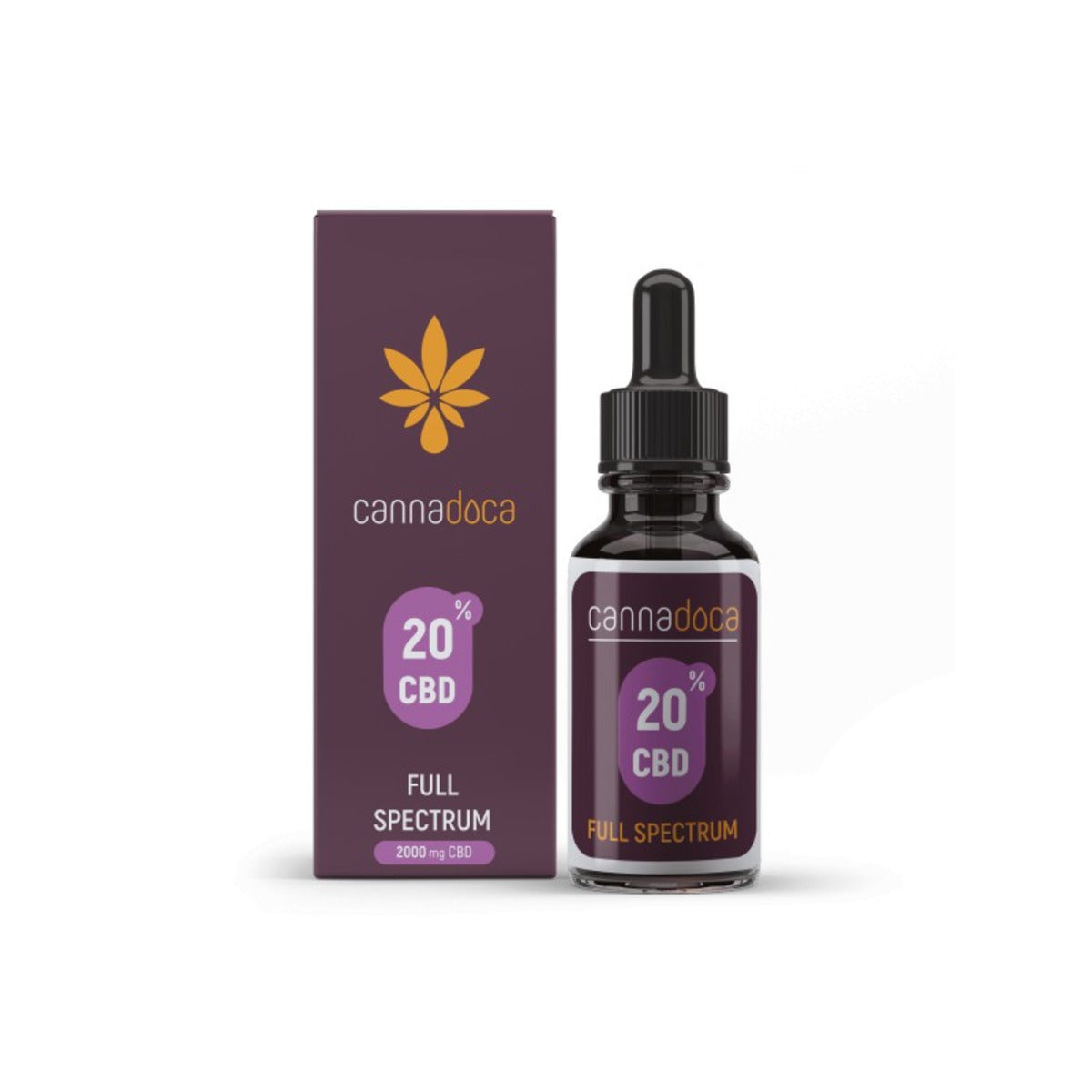 CANNADOCA 20% CBD МАСЛО - ПЪЛЕН СПЕКТЪР