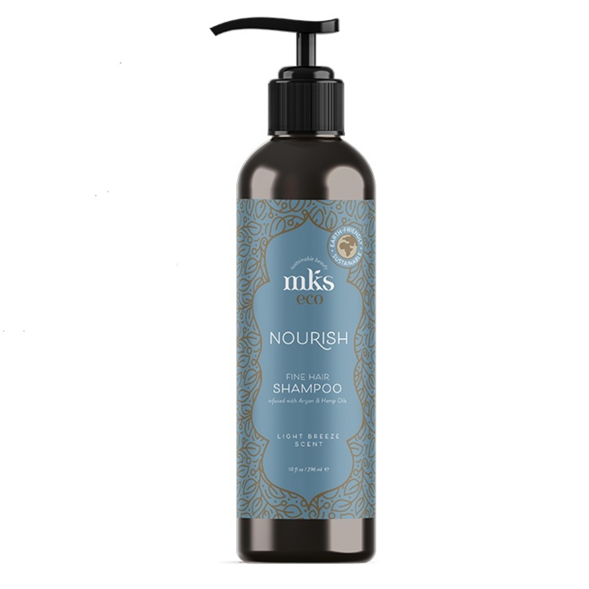 MKS Подхранващ безсулфатен шампоан с арганово масло за фини коси 296 мл Eco Nourish Fine Hair Shampoo Light Breeze