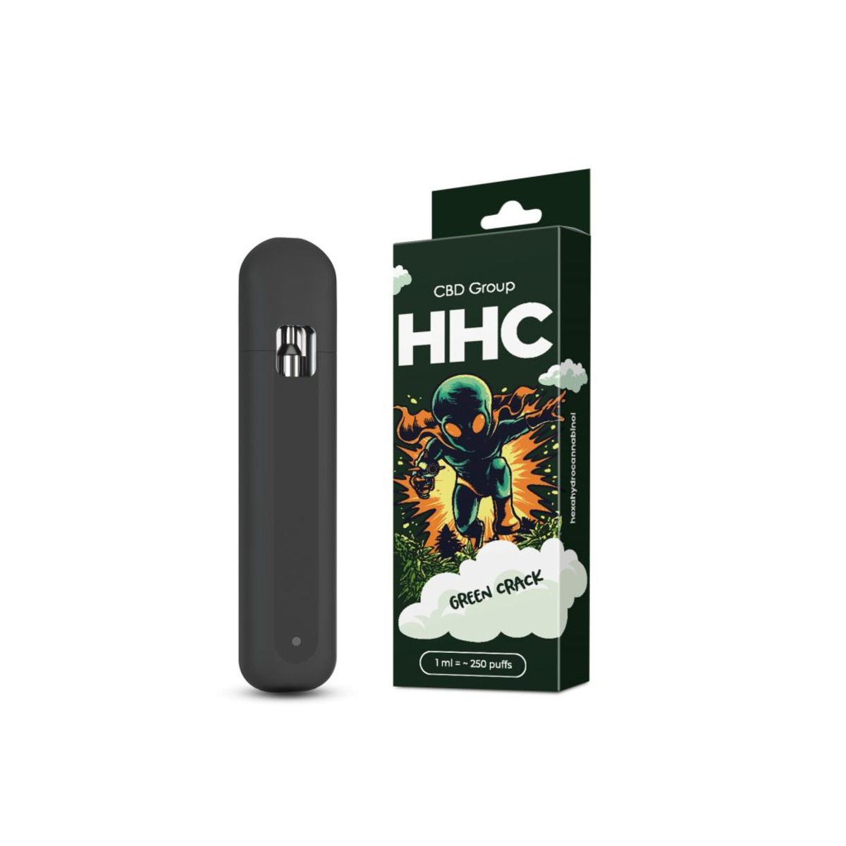 Еднократен HHC вейп Green Crack 