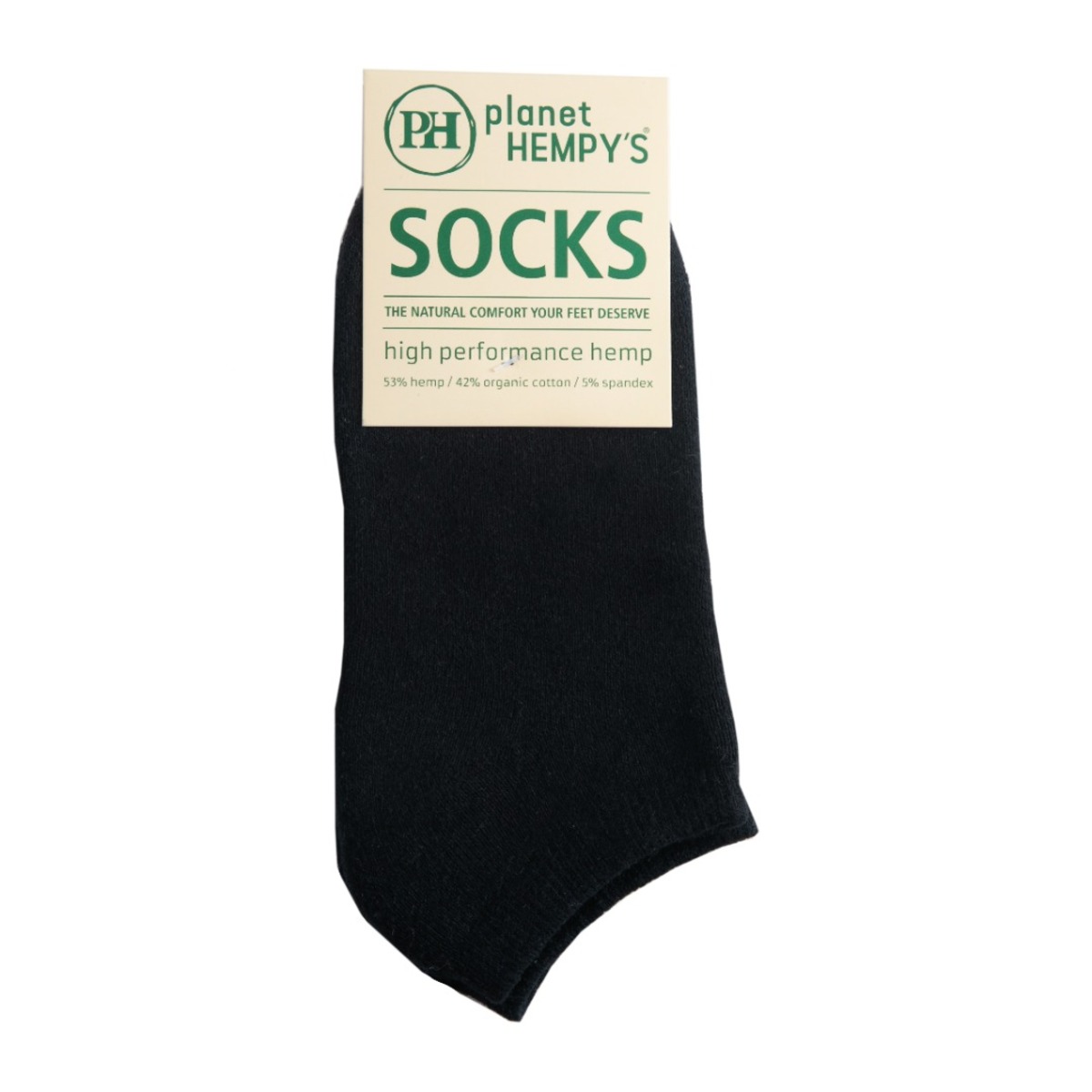 Конопени чорапи Hempy’s, черни