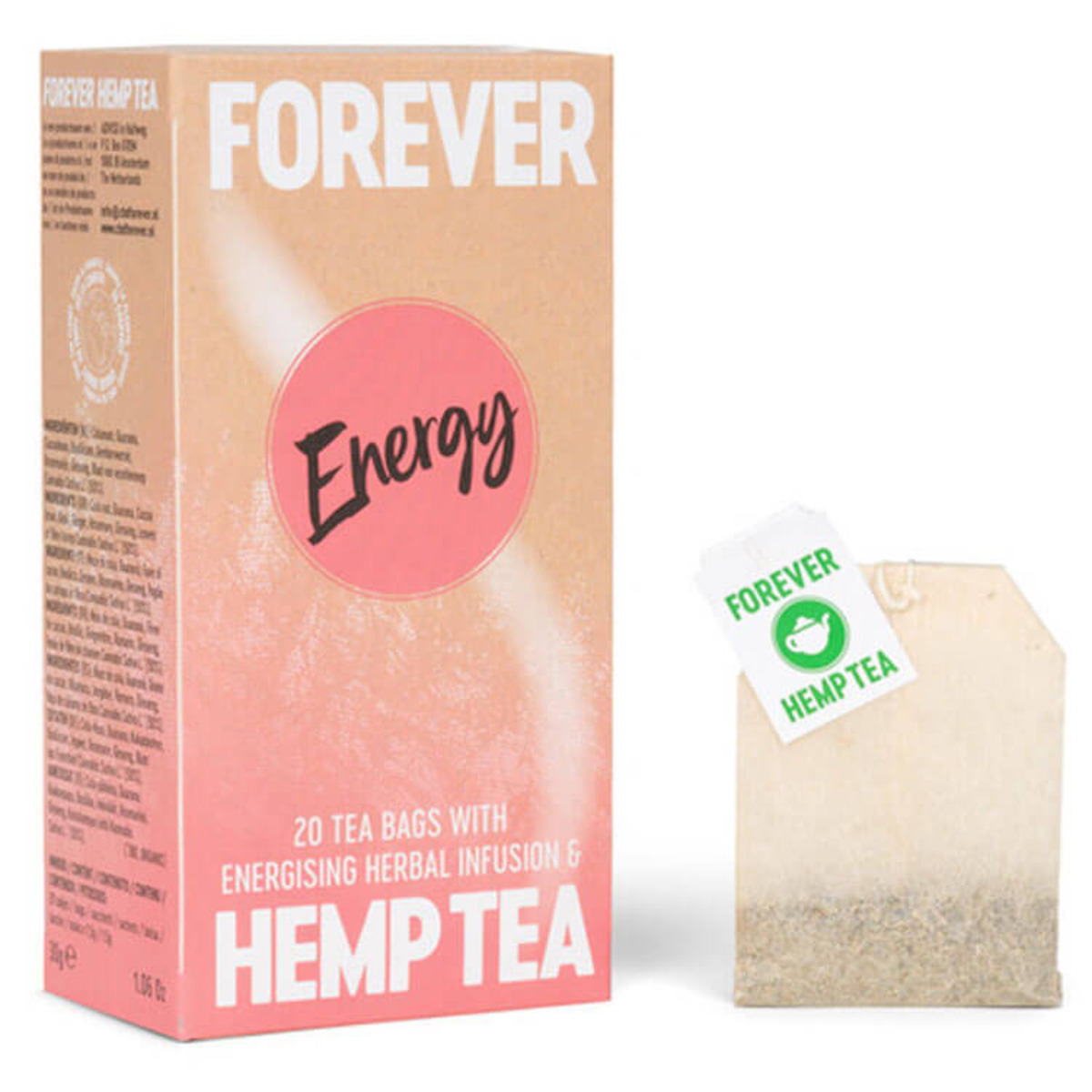 Чай от коноп Forever Hemp Energy, 20 бр