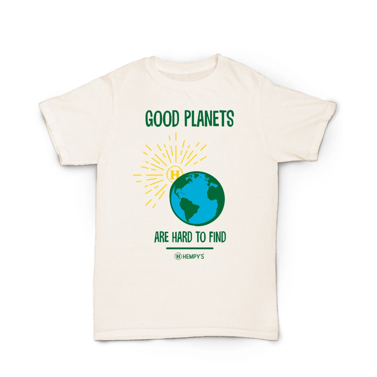 Тениска Hempy's Good Planets с коноп XS-XXXL