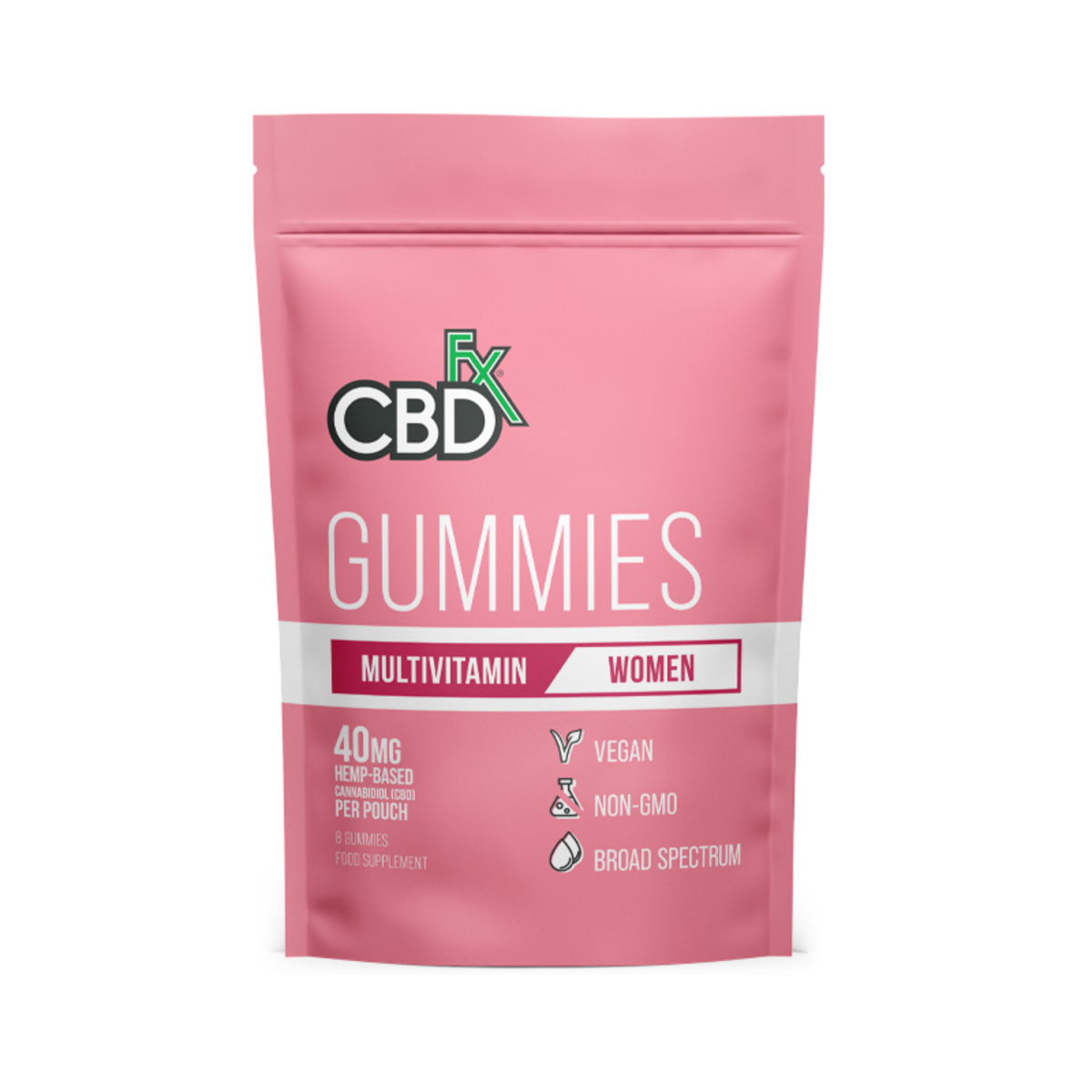 CBD гумени мултивитамини за жени Gummies Edibles 40мг CBDfx