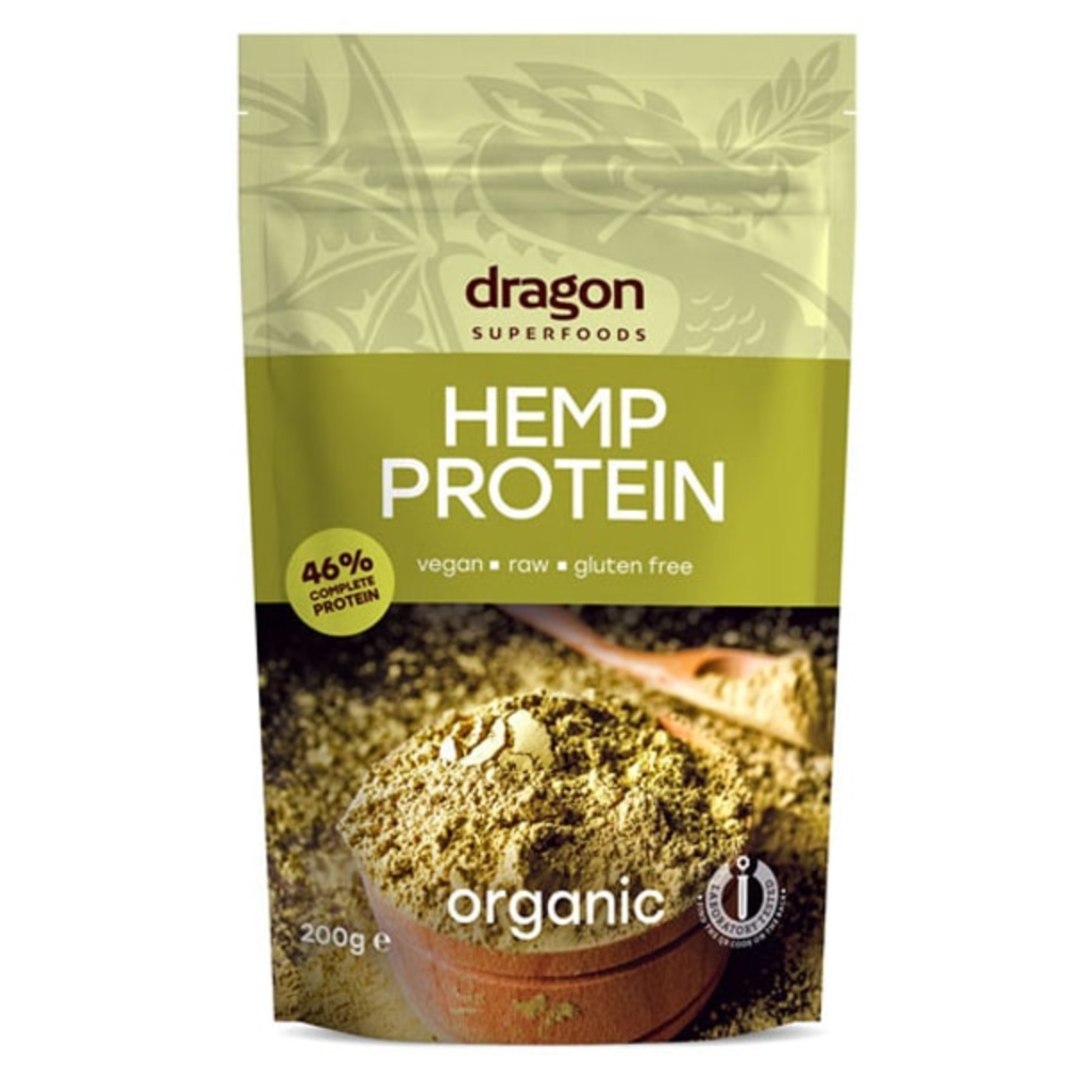 Био Протеин от конопени семена, Dragon Superfoods, 200 грама