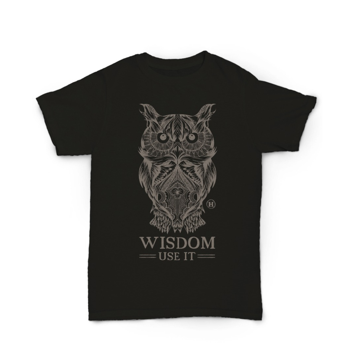 Тениска Hempy's Totem Series Owl Black с коноп XS-XXXL
